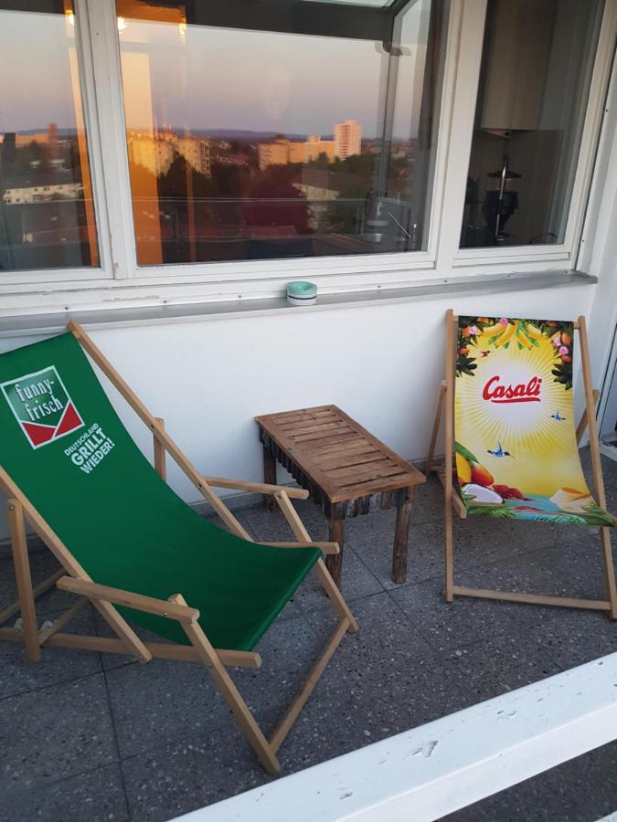 Penthouse "Marc Aurel" - Greatview, Wifi & Netflix Daire Schweinfurt Dış mekan fotoğraf
